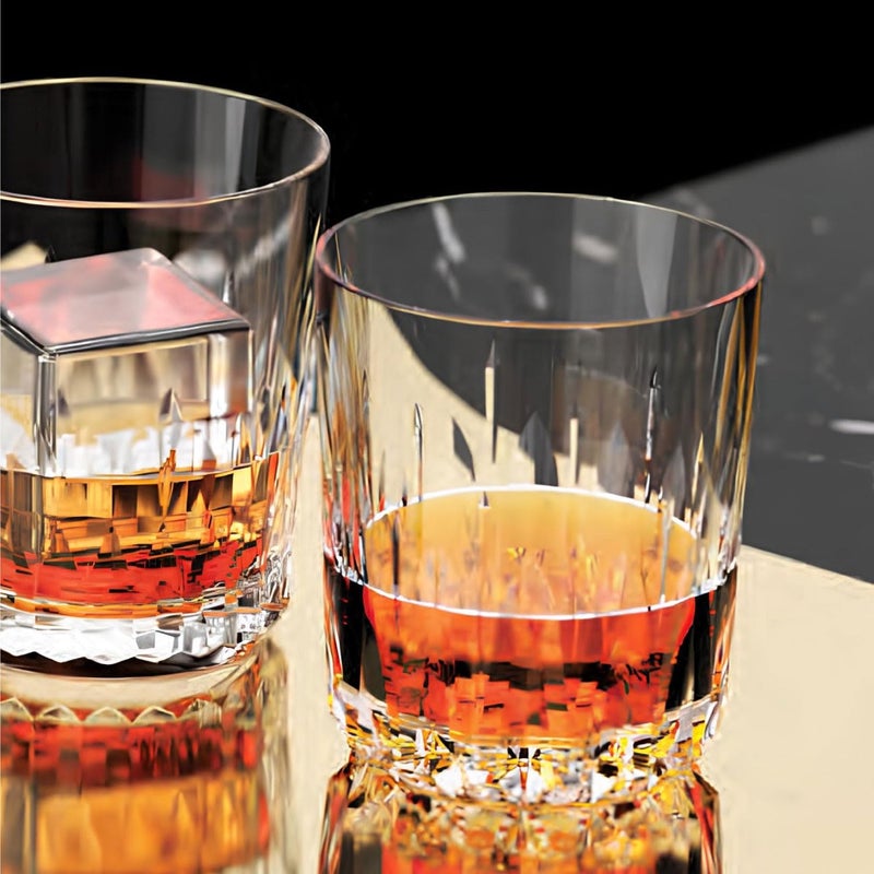 Lucaris Pavilion Dazzle Double Old Fashioned/Rocks Glass - 350ml (Set of 6) - Premium Crystal for Whiskey, Cocktails, Spirits - Image 5